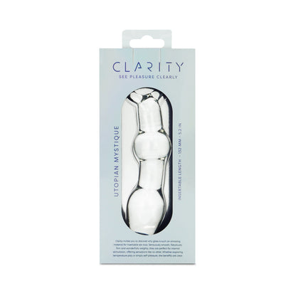 CREATIVE CONCEPTIONS - CLARITY UTOPIAN MYSTIQUE GLASS DILDO