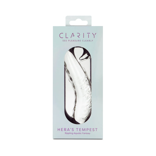CREATIVE CONCEPTIONS - CLARITY HERA'S TEMPEST GLASS DILDO