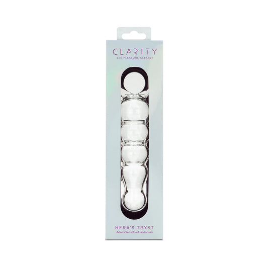 CREATIVE CONCEPTIONS - CLARITY HERA'S TRYST GLASS DILDO