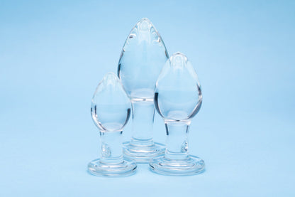 CREATIVE CONCEPTIONS - CLARITY UTOPIAN TRINITY GLASS PLUG SET