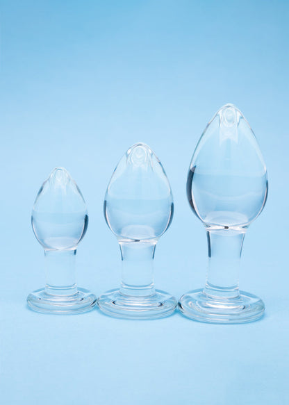 CREATIVE CONCEPTIONS - CLARITY UTOPIAN TRINITY GLASS PLUG SET