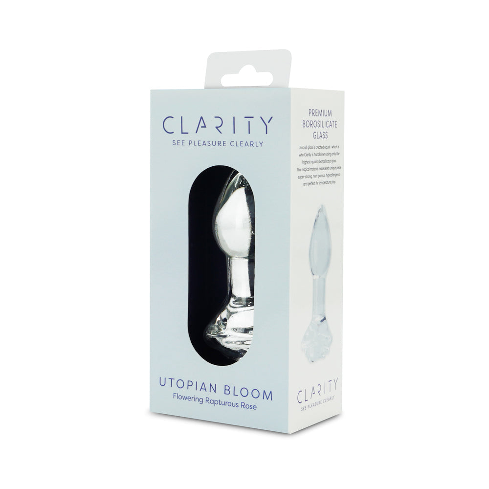 CREATIVE CONCEPTIONS - CLARITY UTOPIAN BLOOM GLASS PLUG