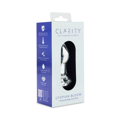 CREATIVE CONCEPTIONS - CLARITY UTOPIAN BLOOM GLASS PLUG