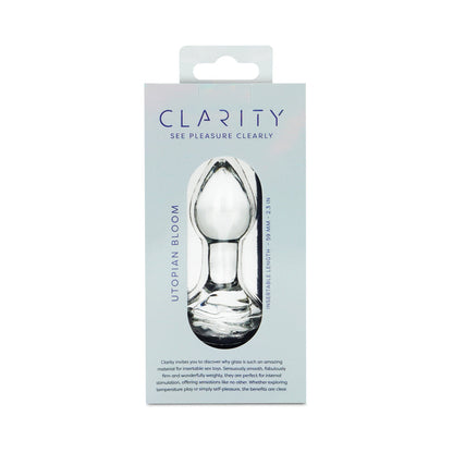 CREATIVE CONCEPTIONS - CLARITY UTOPIAN BLOOM GLASS PLUG