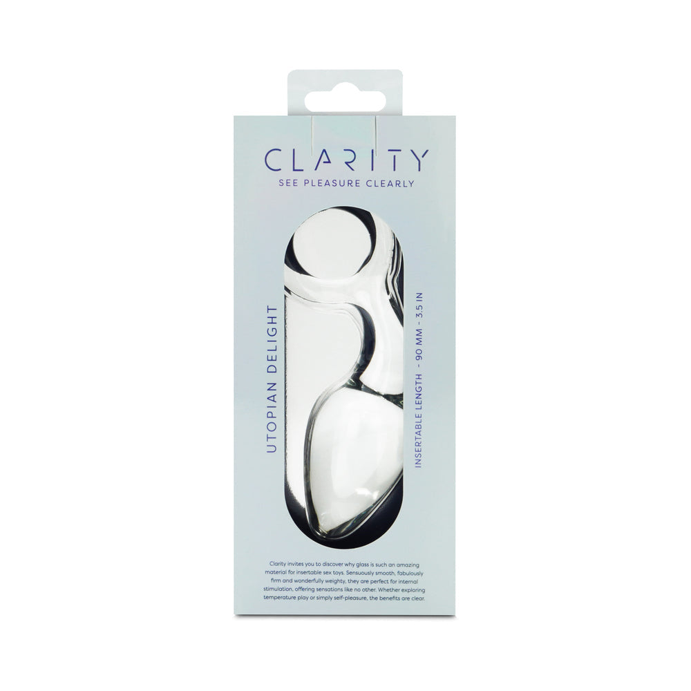 CREATIVE CONCEPTIONS - CLARITY UTOPIAN DELIGHT GLASS PLUG