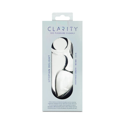 CREATIVE CONCEPTIONS - CLARITY UTOPIAN DELIGHT GLASS PLUG