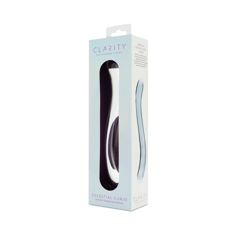CREATIVE CONCEPTIONS - CLARITY CELESTIAL CURVE GLASS DILDO