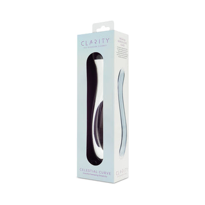 CREATIVE CONCEPTIONS - CLARITY CELESTIAL CURVE GLASS DILDO