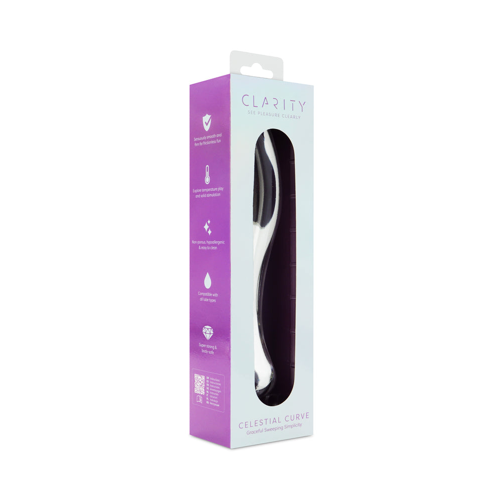 CREATIVE CONCEPTIONS - CLARITY CELESTIAL CURVE GLASS DILDO