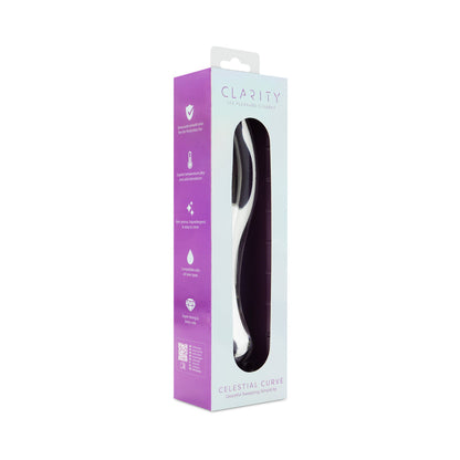 CREATIVE CONCEPTIONS - CLARITY CELESTIAL CURVE GLASS DILDO