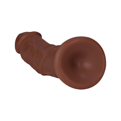 SHOTS - REALROCK 6 IN. COCK CURVED BROWN