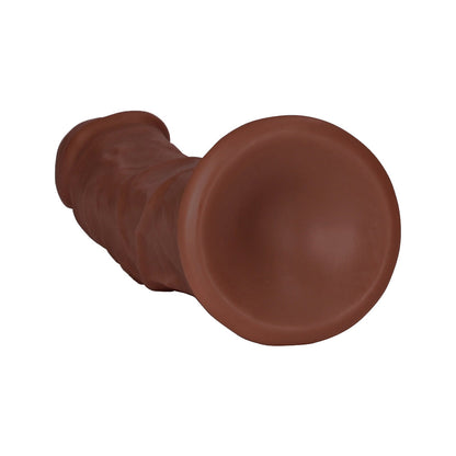 SHOTS - REALROCK 7 IN. COCK CURVED BROWN