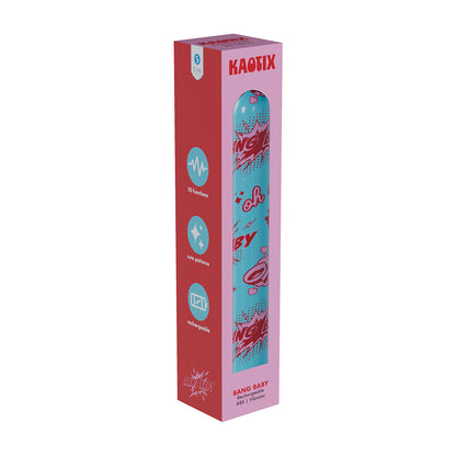 SHOTS - SLI KAOTIX BANG BABY RECHARGEABLE VIBRATOR BLUE