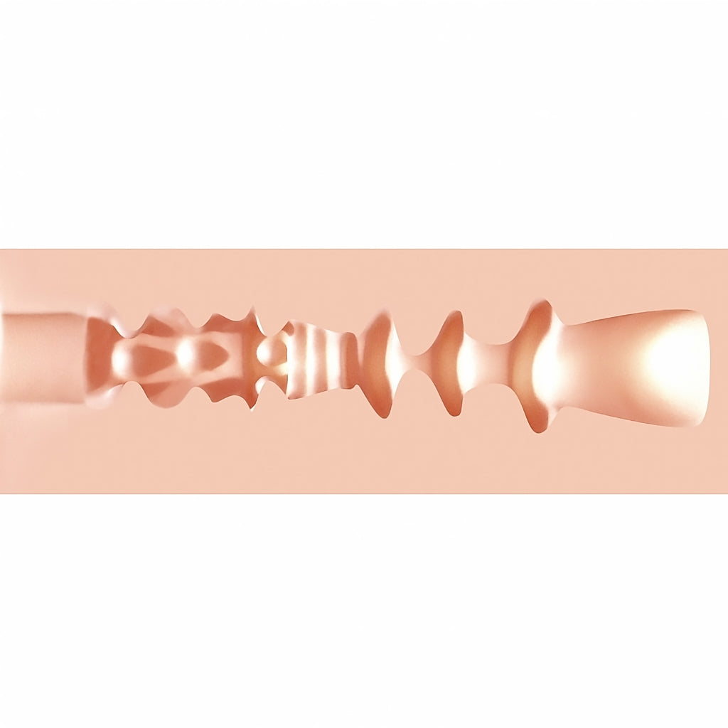 SHOTS - XKIN PINUP GIRLS MISTY MUFFBURNER STROKER BEIGE