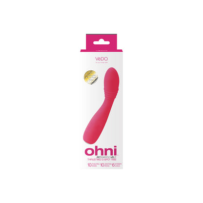VEDO - OHNI RECHARGEABLE G SPOT THRUSTING VIBE