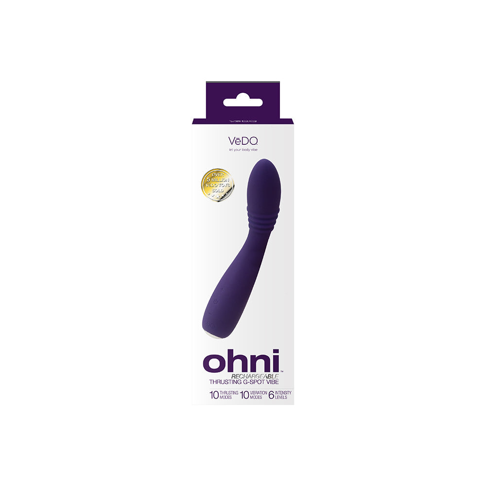 VEDO - OHNI RECHARGEABLE G SPOT THRUSTING VIBE