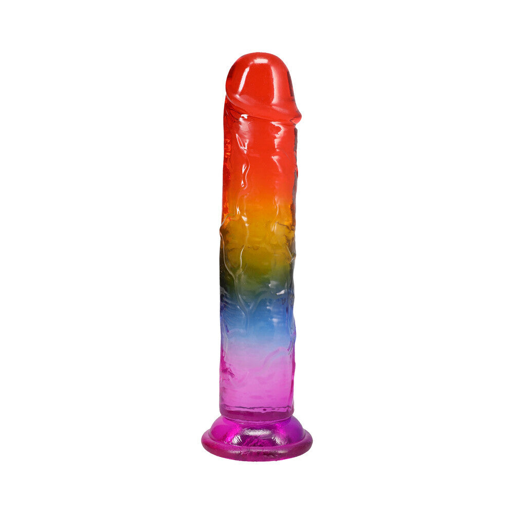 DOC JOHNSON - CRYSTAL JELLIES 8.5 IN. DONG RAINBOW