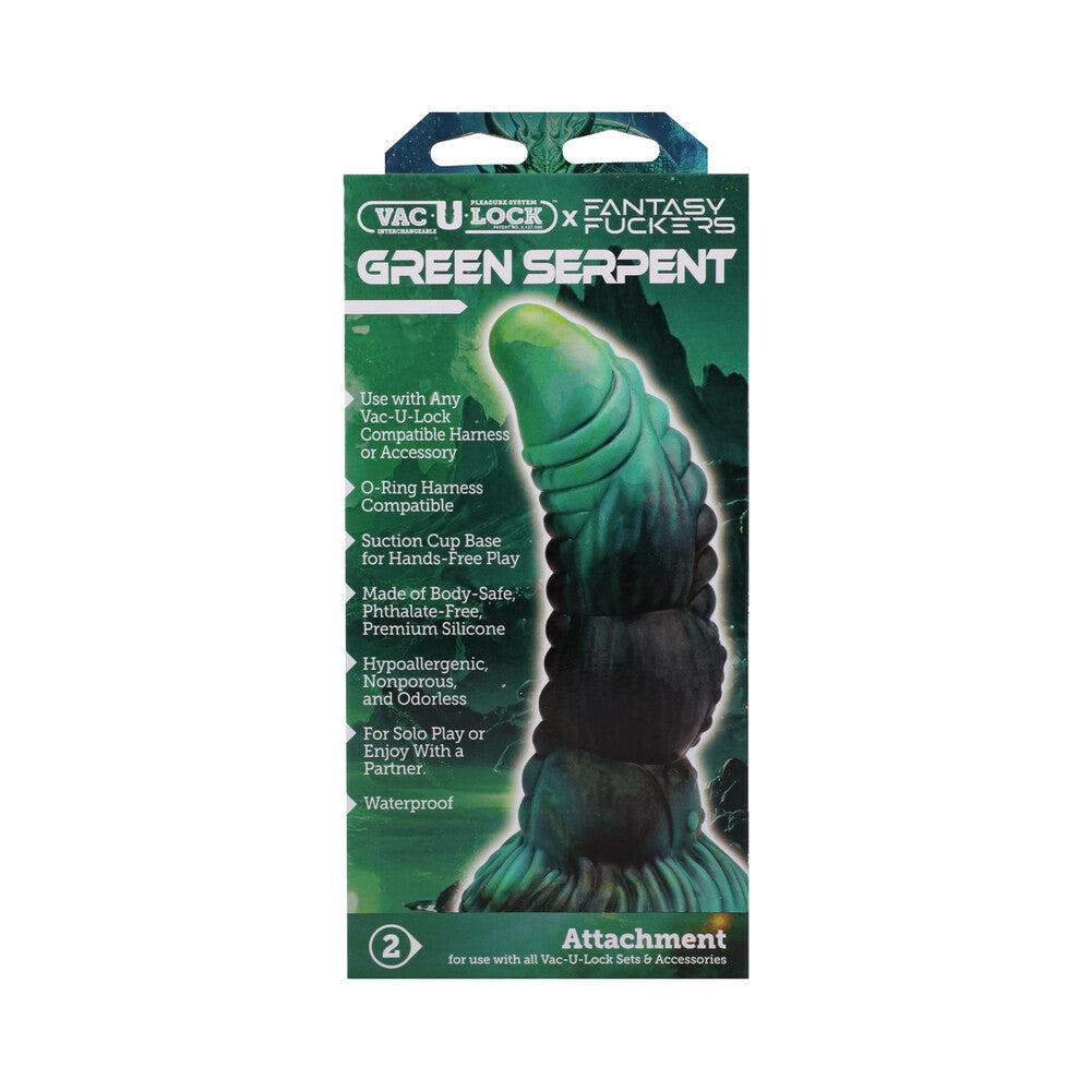 DOC JOHNSON - VAC-U-LOCK X FANTASY FUCKERS GREEN SERPENT