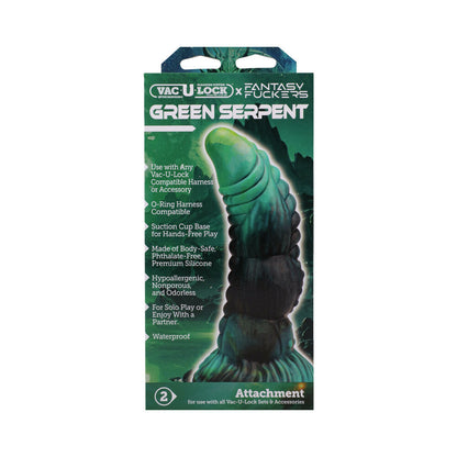 DOC JOHNSON - VAC-U-LOCK X FANTASY FUCKERS GREEN SERPENT