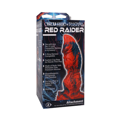 DOC JOHNSON - VAC-U-LOCK X FANTASY FUCKERS RED RAIDER VERMELHO/PRETO