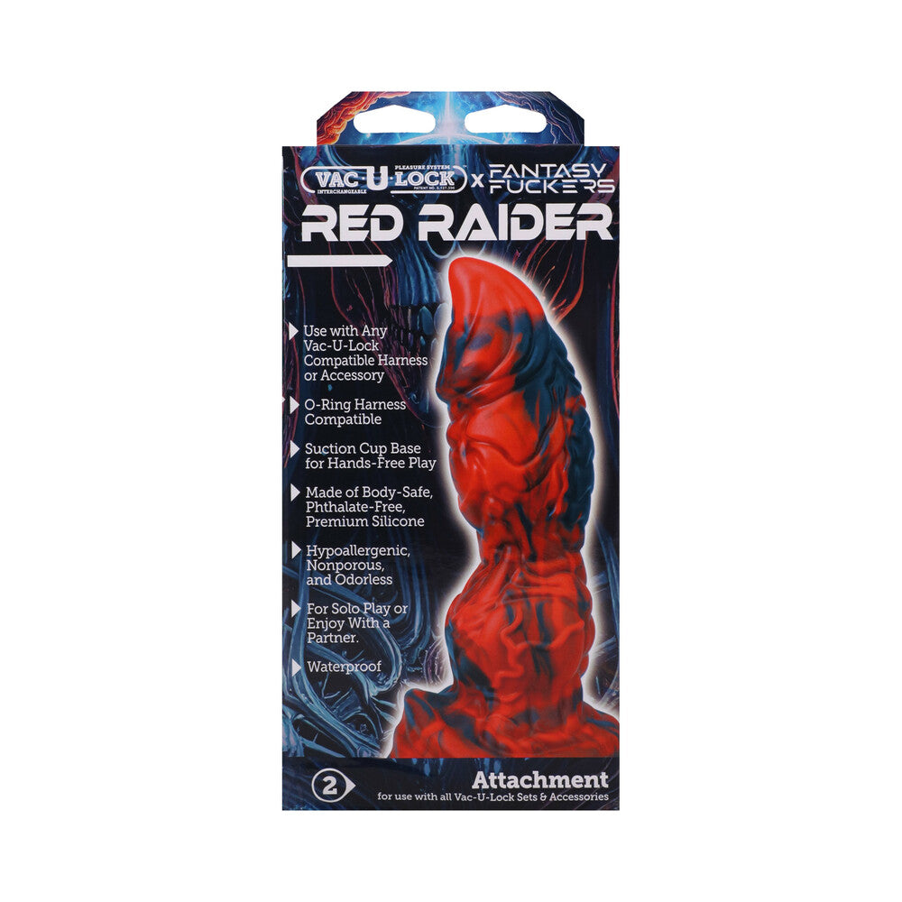 DOC JOHNSON - VAC-U-LOCK X FANTASY FUCKERS RED RAIDER VERMELHO/PRETO