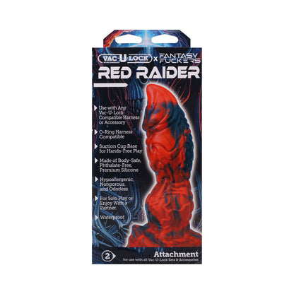 DOC JOHNSON - VAC-U-LOCK X FANTASY FUCKERS RED RAIDER VERMELHO/PRETO