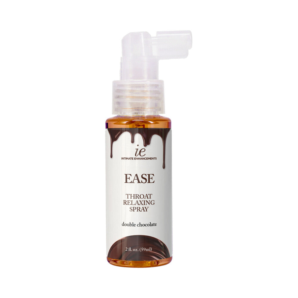 DOC JOHNSON - INTIMATE ENHANCEMENTS EASE THROAT RELAXING SPRAY DOUBLE CHOCOLATE 2 OZ.