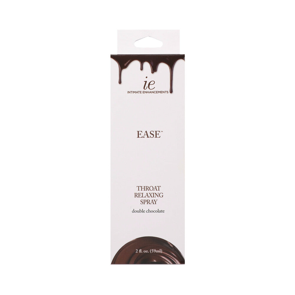 DOC JOHNSON - INTIMATE ENHANCEMENTS EASE THROAT RELAXING SPRAY DOUBLE CHOCOLATE 2 OZ.