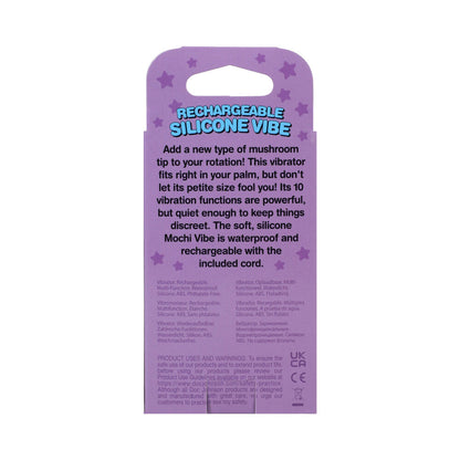 DOC JOHNSON - VIBRADOR DE SILICONE RECARREGÁVEL MOCHI MUSHROOM