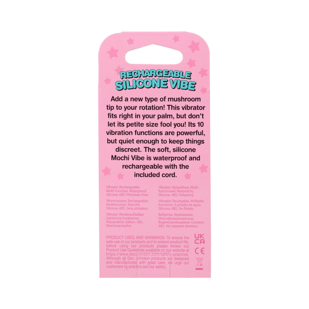 DOC JOHNSON - VIBRADOR DE SILICONE RECARREGÁVEL MOCHI MUSHROOM