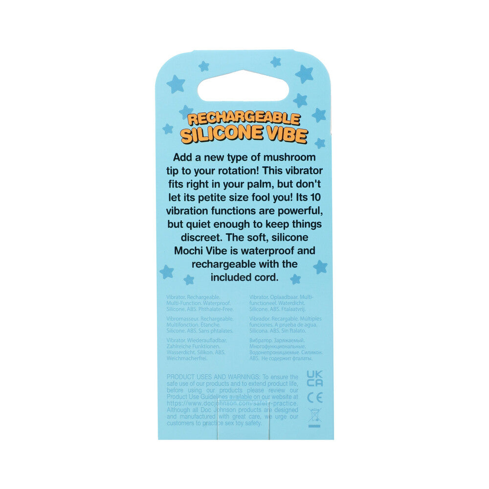 DOC JOHNSON - VIBRADOR DE SILICONE RECARREGÁVEL MOCHI MUSHROOM