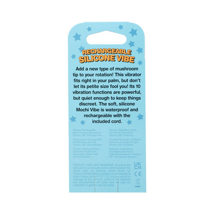 DOC JOHNSON - VIBRADOR DE SILICONE RECARREGÁVEL MOCHI MUSHROOM
