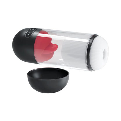 NASSTOYS - DELITE MASTURBATOR WITH TONGUE ACTION WHITE