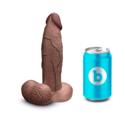 B-VIBE - SLIPSKIN REALISTIC SILICONE DILDO 7 IN. GIRTHY