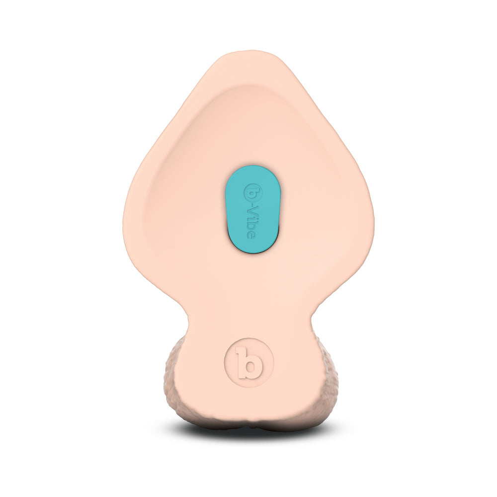 B-VIBE - SLIPSKIN REALISTIC SILICONE DILDO 8 IN. GIRTHY