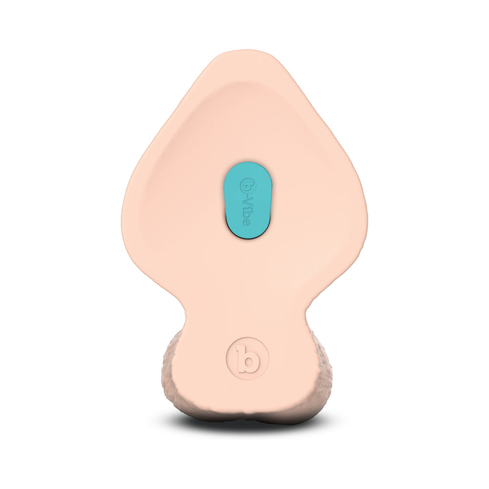 B-VIBE - SLIPSKIN REALISTIC SILICONE DILDO 9 IN. GIRTHY