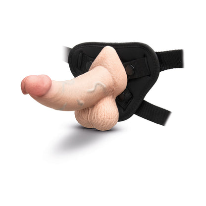 B-VIBE - SLIPSKIN REALISTIC SILICONE DILDO 6.5 IN. CURVED