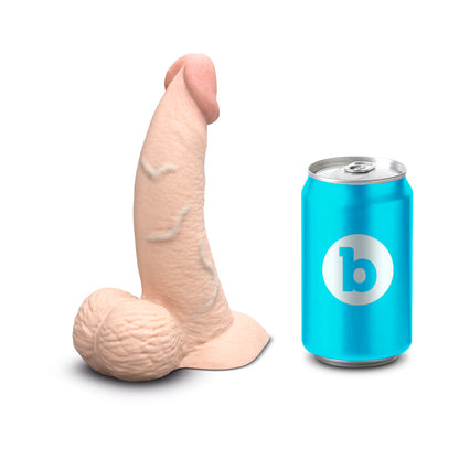 B-VIBE - SLIPSKIN REALISTIC SILICONE DILDO 6.5 IN. CURVED