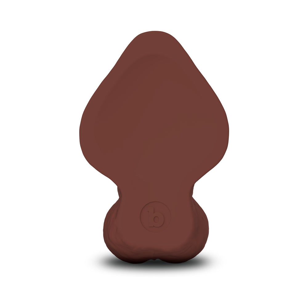 B-VIBE - SLIPSKIN REALISTIC SILICONE DILDO 8 IN. CURVED