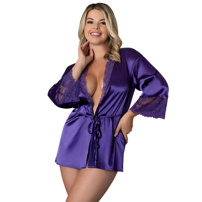 MAGIC SILK - SATIN PETALS ROBE
