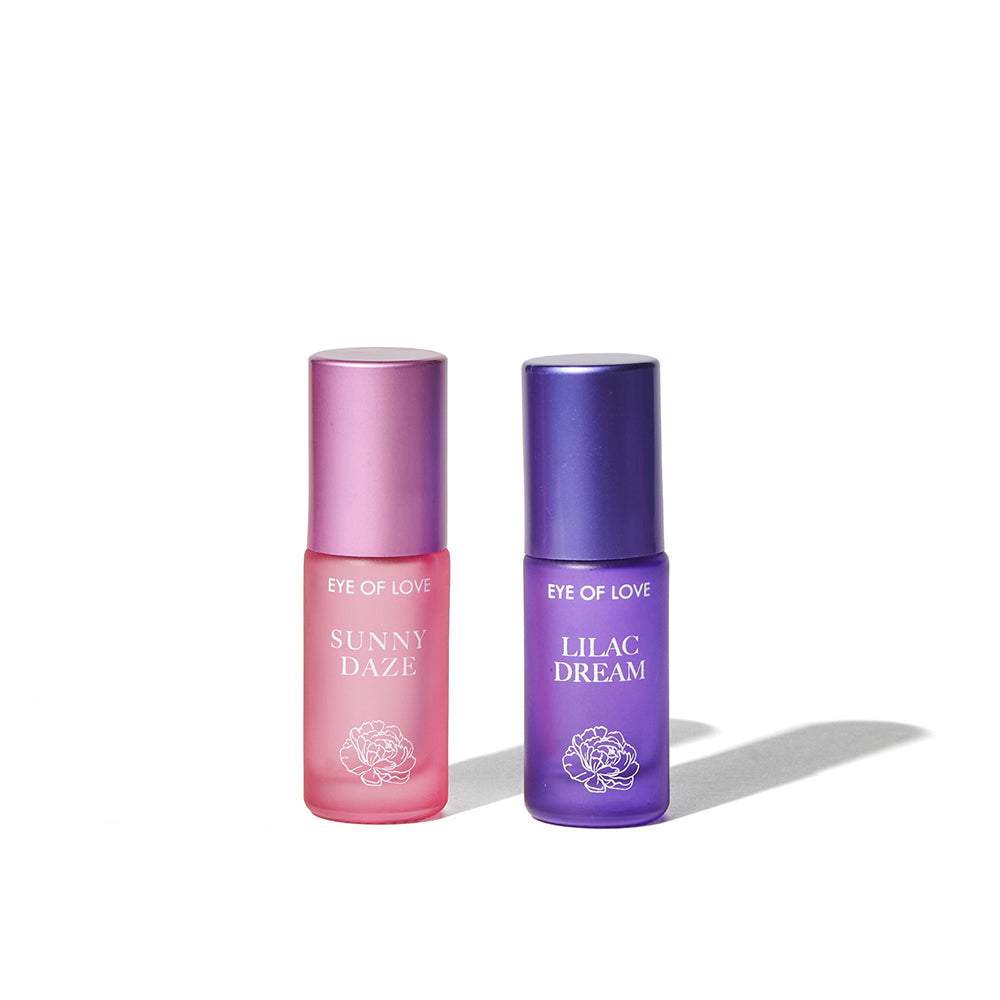 EYE OF LOVE - PHEROMONE PARFUM SET 0.34 OZ. ROLL-ON SUNNY DAZE/LILAC DREAM