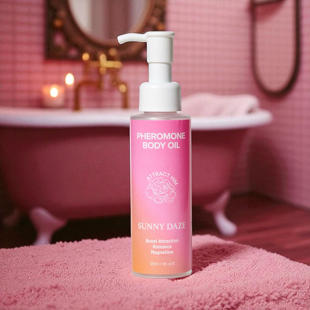 EYE OF LOVE - PHEROMONE BODY OIL 4 OZ. PUMP SUNNY DAZE