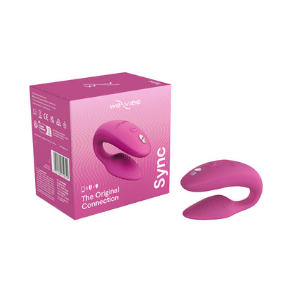 WE-VIBE - VIBRADOR PARA CASAIS COM CONTROLO REMOTO RECARREGÁVEL SYNC 2 ROSA