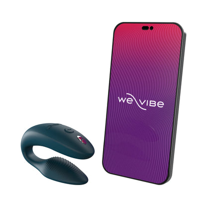 WE-VIBE - SYNC 2 VIBRADOR PARA CASAIS COM CONTROLO REMOTO RECARREGÁVEL VELUDO VERDE