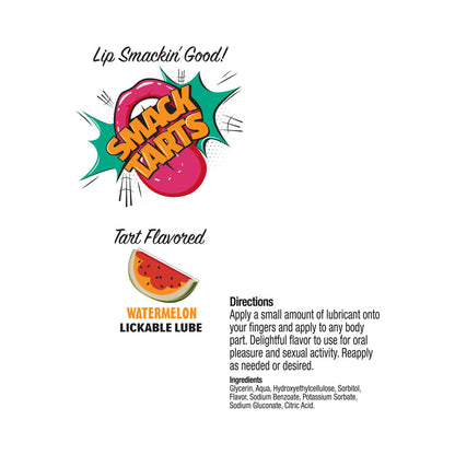 LITTLE GENIE - SMACK TARTS LUBRIFICANTE LAMBÍVEL MELANCIA ÁCIDA 2 OZ.