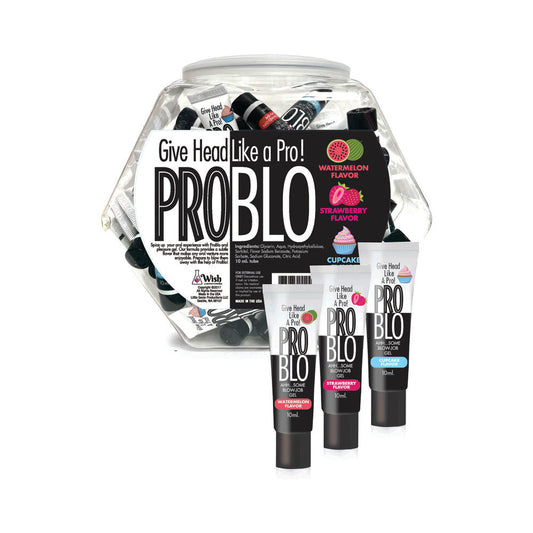 LITTLE GENIE - PROBLO 10 ML TUBES CUPCAKE STRAWBERRY AND WATERMELON 66-PIECE FISHBOWL