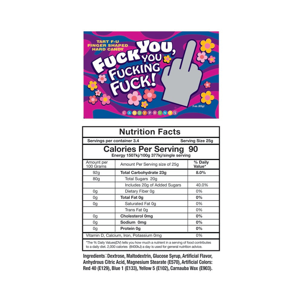 LITTLE GENIE - FUCK YOU YOU FUCKING FUCK 25-PIECE BAG