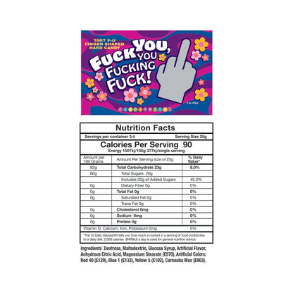 LITTLE GENIE - FUCK YOU YOU FUCKING FUCK 25-PIECE BAG
