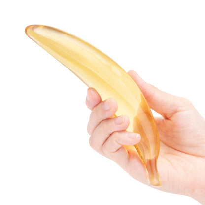 ELECTRIC EEL - GLAS BANANA JOY 7 IN. GLASS DILDO