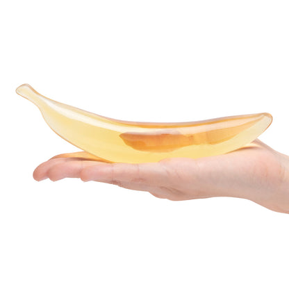 ELECTRIC EEL - GLAS BANANA JOY 7 IN. GLASS DILDO